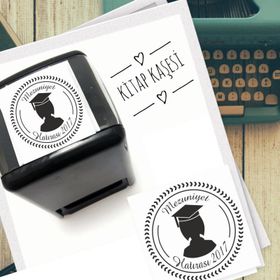 E-Hediyeci İsme Özel Mezuniyet Temalı 103 Kaşe