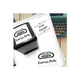 E-Hediyeci Kişiye Özel Isim Yazılı Otomatik Kare Kaşe