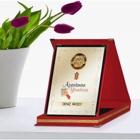 E-Hediyeci Yılın En İyi Apartman Yöneticisi Kırmızı Plaket Ödülü