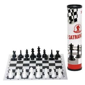 E Hediyelik MEB Onaylı Rulo Satranç Takımı Okul Tipi Satranç Takımı Set