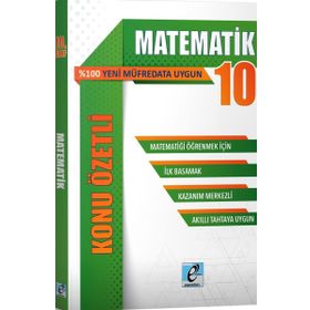 E Kare Yayınları 10. Sınıf Matematik Konu Özetli Soru Bankası