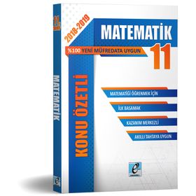 E Kare Yayınları 11. Sınıf Matematik Konu Özetli Soru Bankası
