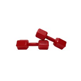 E-Life 2x2 kg Altıgen Kırmızı Dambıl Seti