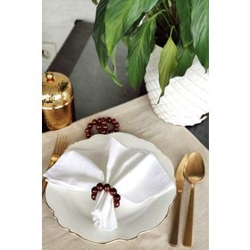 E-Sanat Evi 6'lı Parlak Boncuklu Bakır Peçete Yüzüğü