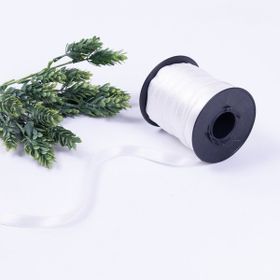 E-Sanat Evi Beyaz 10 mm 5 mt Saten Kurdele