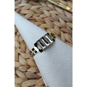 E-Sanat Evi Big Diamond Metal 6 Adet Peçete Yüzüğü