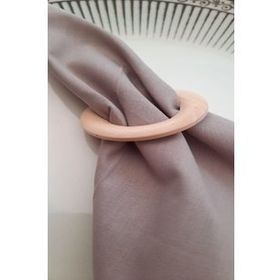 E-Sanat Evi Doğal Yassı Halka 6 Adet Peçete Yüzüğü