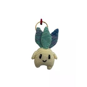 E-Tokam Amigurumi Beyaz Rufus Örgü Anahtarlık