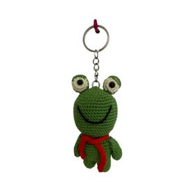 E-Tokam Amigurumi Yeşil Fredo Örgü Anahtarlık