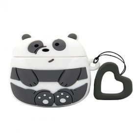 E2M Gri Panda Airpods Pro Kılıf
