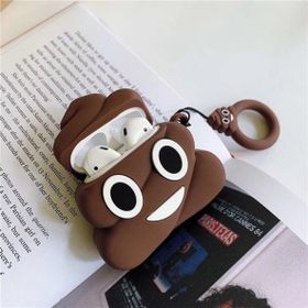 E2M Kahverengi Poo AirPods 1-2 Kılıfı