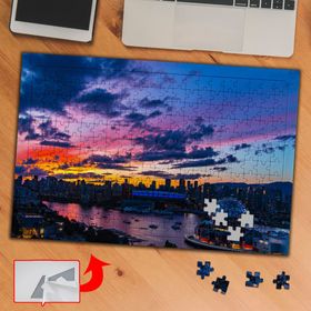 E401F Renkli Gökyüzü Akşamüstü 240 Parça Puzzle Yapboz Tablo