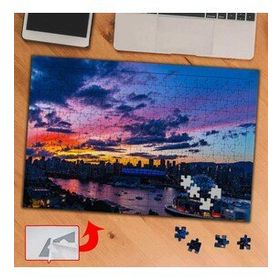 E401F Renkli Gökyüzü Akşamüstü 240 Parça Puzzle Yapboz Tablo