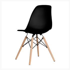 Eames Ahşap Siyah Sandalye