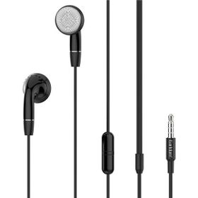 Earldom E27 Siyah 1.2M 3.5 mm Jaklı Kablolu Kulaklık