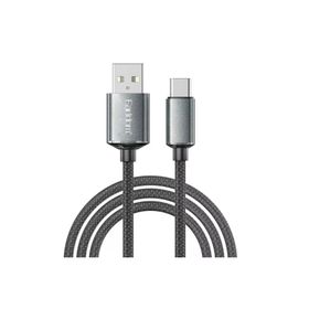 Earldom EC-199C 1.2M 3A USB to Type-C Siyah Hızlı Şarj Kablosu