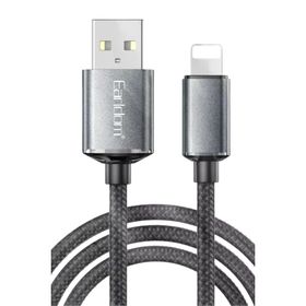 Earldom EC-199L 1.2M 3A USB to Lightning Siyah Hızlı Şarj Kablosu