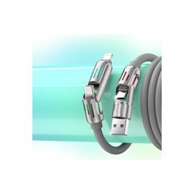 Earldom IC02 4in1 240W Type-C to Type-C Ekstra 2.4A USB