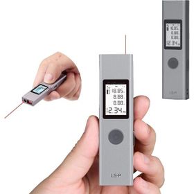 Earldom LS-P Gri Dijital Ekranlı Lazer Metre Mesafe Ölçme Cihazı