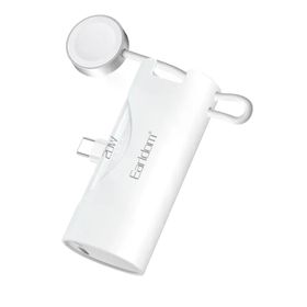 Earldom PD46 5.000 mAh Type-C 20 W Hızlı Şarj Mini Beyaz Powerbank