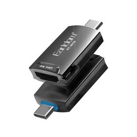 Earldom W19 4K Tak Çalıştır Type-C to HDMI Siyah Dönüştürücü