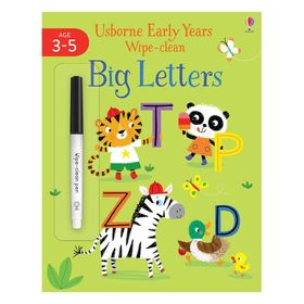 Early Years Wipe Clean Big Letters-Usborne Publishing