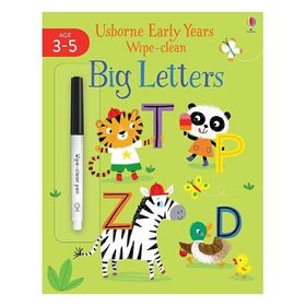 Early Years Wipe Clean Big Letters-Usborne Publishing
