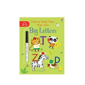 Early Years Wipe Clean Big Letters-Usborne Publishing