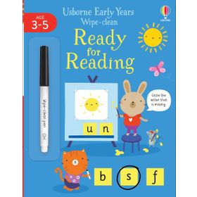 Early Years Wipe Clean Ready For Reading-Usborne Publishing