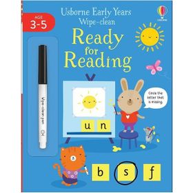 Early Years Wipe Clean Ready For Reading-Usborne Publishing