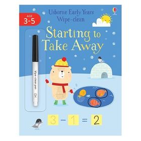 Early Years Wipe clean Starting To Take Away-Usborne Publishing
