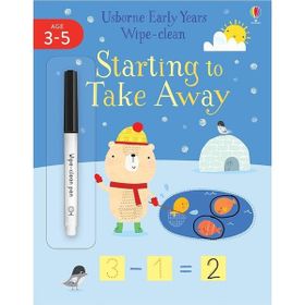Early Years Wipe clean Starting To Take Away-Usborne Publishing