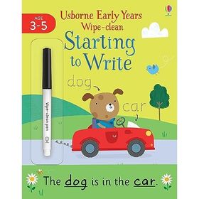 Early Years Wipe Clean Starting To Write-Usborne Publishing