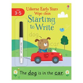 Early Years Wipe Clean Starting To Write-Usborne Publishing