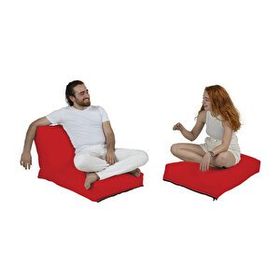Earmut Siesta Koltuk Yatak Kırmızı Puf