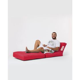 Earmut Siesta Koltuk Yatak Kırmızı Puf