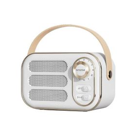 East China Station Çin Fabrika Doğrudan Posta Retro Taşınabilir Bluetooth Beyaz Hoparlör
