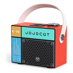 East China Station Retro Rubik Küpü Ağır Bas Kırmızı Kablosuz Bluetooth Küçük Hoparlör