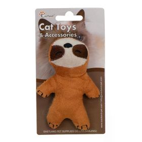 Eastland 12 cm Catnipli Peluş Tembel Hayvan Kedi Oyuncağı