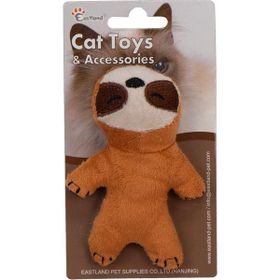 Eastland 12 cm Catnipli Peluş Tembel Hayvan Kedi Oyuncağı