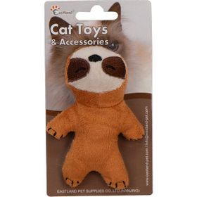 Eastland 12 cm Catnipli Peluş Tembel Hayvan Kedi Oyuncağı