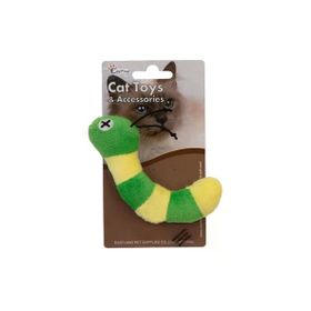 Eastland 13 cm Catnipli Peluş Dijital Sesli Tırtıl Kedi Oyuncağı