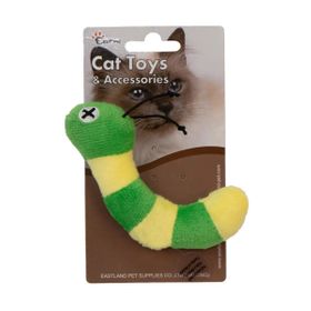 Eastland 13 cm Catnipli Peluş Dijital Sesli Tırtıl Kedi Oyuncağı