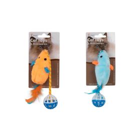 Eastland 28 cm Tüylü Zilli Peluş Fare Kedi Oyuncağı