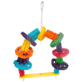 Eastland 39x24 cm Ahşap Tünekli Kuş Oyuncağı