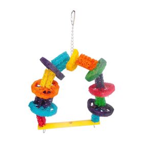 Eastland 39x24 cm Ahşap Tünekli Kuş Oyuncağı