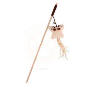 Eastland 40 cm Çıngıraklı Tahta Kedi Oltası