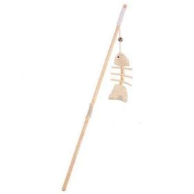 Eastland 40 cm Tahta Çıngıraklı Kılçık Kedi Oltası