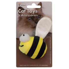 Eastland 6.5 cm Catnipli Dijital Sesli Peluş Arı Kedi Oyuncağı