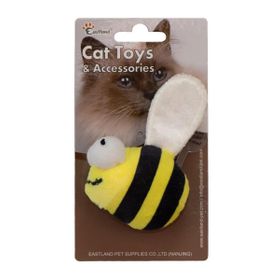 Eastland 6.5 cm Catnipli Dijital Sesli Peluş Arı Kedi Oyuncağı